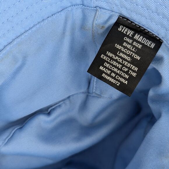 Steve Madden Sky Blue Bucket Hat - Picture 4 of 5